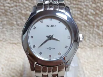 [ 작동품 ] RADO DIASTAR 여성용 손목시계 쿼츠 실버 컬러