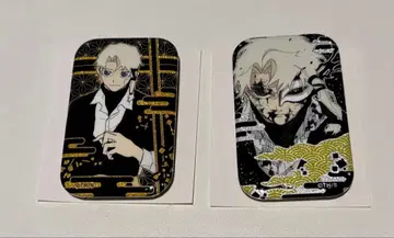 카구라바치 렌하쿠리 마키에풍 스퀘어 캔뱃지 컬렉션 2개