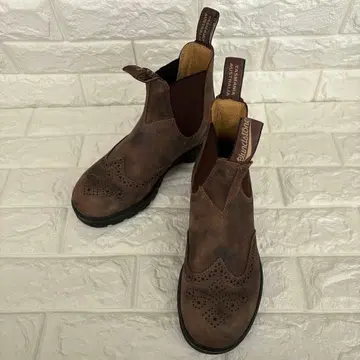 블런드스톤 3 여성용 사이드 고어 부츠 브라운 윙 팁