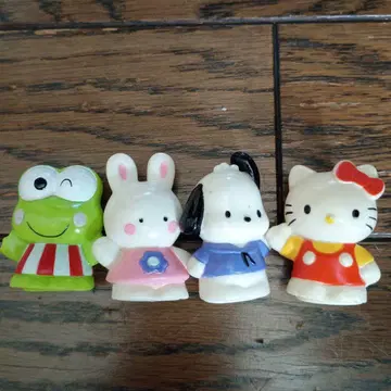 초레어 헬로키티 케로케로케로피 포차코 소프트 비닐 4체 헤이세이 레트로
