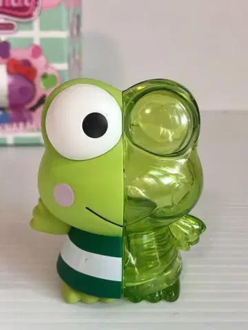 케로피 Kandy Sanrio 캐릭터 그린 컬러 피규어 스켈레톤