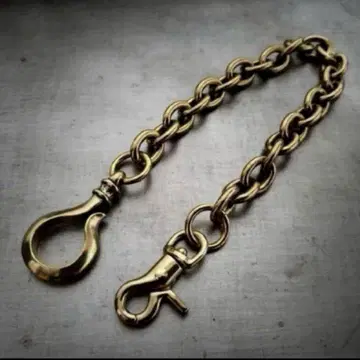 놋쇠 지갑 체인 마루코반 15mm 브라스 골드 바이커