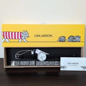 미사용 새상품 LISA LARSON 리사 라슨 손목시계 교체 벨트 포함