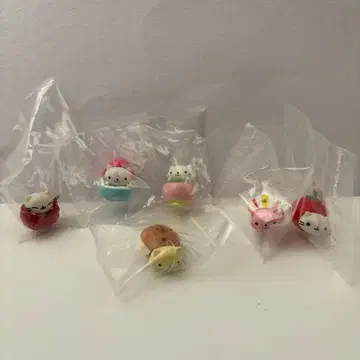 냥냥 냥코 스트랩 냥코찻집 6개 당시 물건 헤이세이 레트로