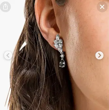 스와로브스키 테니스 디럭스 크리스탈 믹스 귀걸이