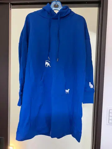 graniph 후드 부착 후드티 고양이 자수 새상품