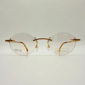 특가 MarcO'Polo 안경 프레임 무테 매트 골드 독일제