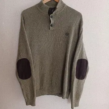 CHAPS 올리브 그린 하이넥 스웨터 L/G 새상품급