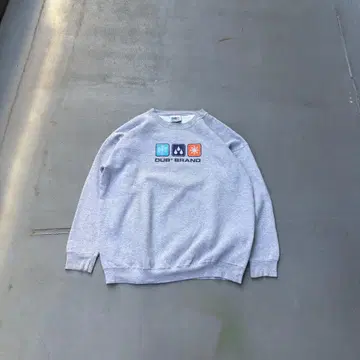 90s DUB BRAND USA제 프린트 맨투맨 속기모