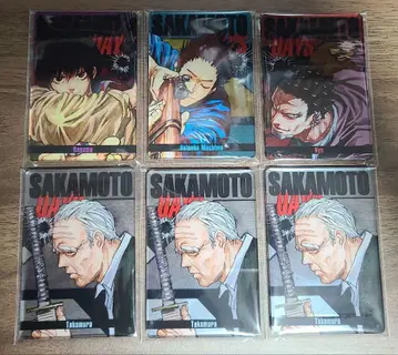 사카모토 데이즈 사카데이 스탯 카드 6점 세트