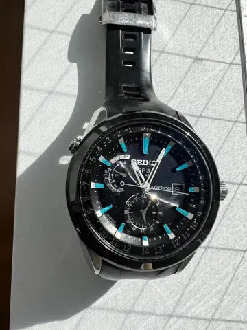 SEIKO ASTRON SBXA009 And 블랙 손목시계