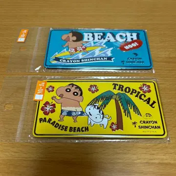 짱구는 못말려(크레용 신짱) 번호판 마그넷 2개 세트