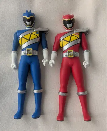 파워레인저 다이노포스 소프트 비닐 피규어 2체 세트