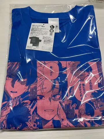 토도로키 쇼토 메모리얼 T셔츠 XL 사이즈 나의 히어로 아카데미아 점프샵
