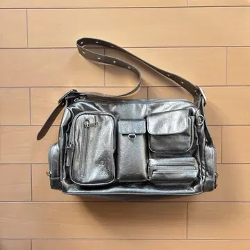JEANASlS 포켓 원숄더 BAG 실버