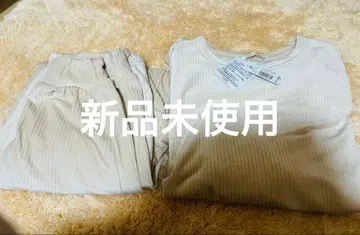 Aimerfeel 리브 소재 베이지 룸웨어 세트 미사용 새상품