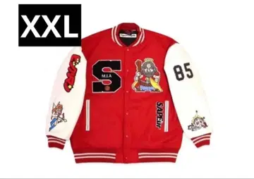 SAPEur 사풀 빅쿠리맨 바시티 자켓 빨간색 XXL 새상품