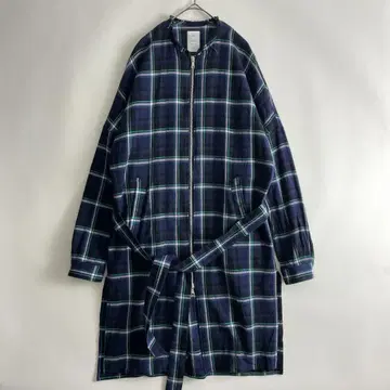 새상품급 Name. (he) 노카라 집업 셔츠 코트 컷오프