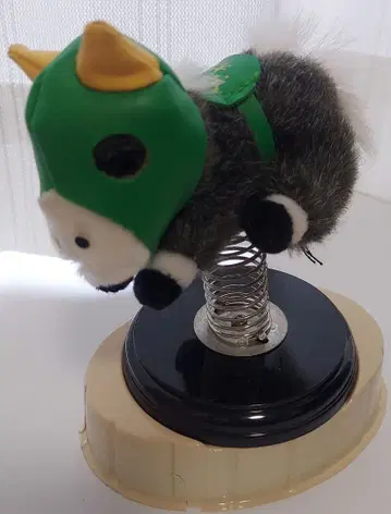 오구리 캡 아기 봉제 인형 스윙식