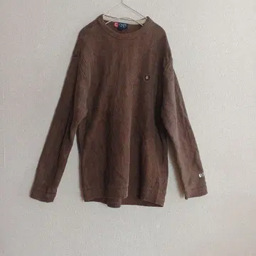 CHAPS 헤링본 무늬 스웨터 L/G