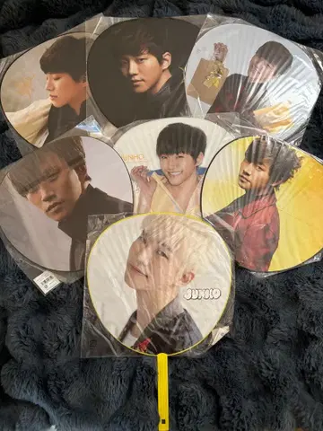 2PM 준호 부채 7매 세트