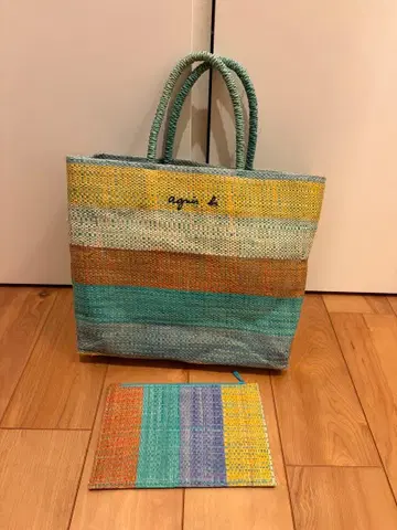 agnes 에네스베 멀티 컬러 바스켓백