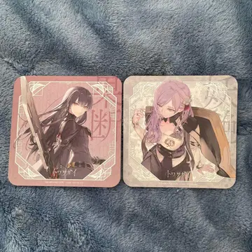 토와츠가이 스퀘니 카페 코스터 세트 2