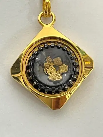 GOLDPARK 사금 목걸이 펜던트 사도광산