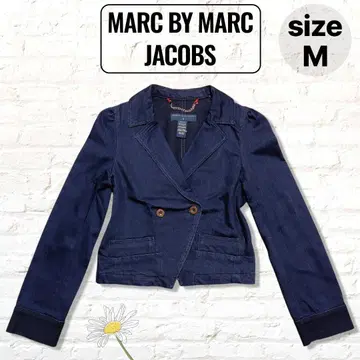 새상품급 마크제이콥스 데님 자켓 M 다크 네이비