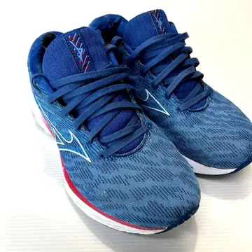 미즈노 웨이브 라이더 26 블루 러닝화