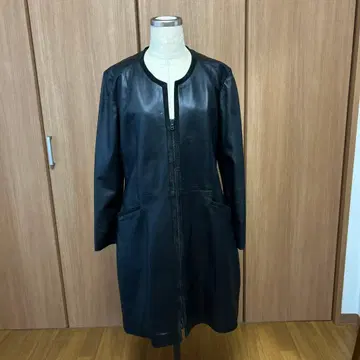 Giorgio & Mario 가죽 롱 코트 44