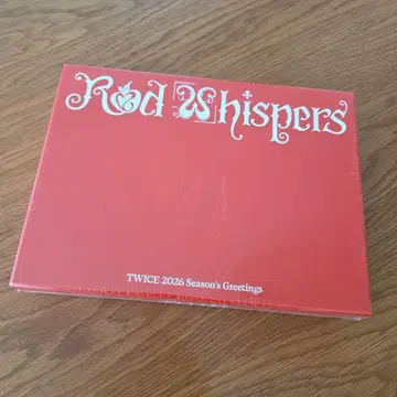 TWICE 시즌 그리팅 2026 RED WHISPERS 미개봉 새상품 4