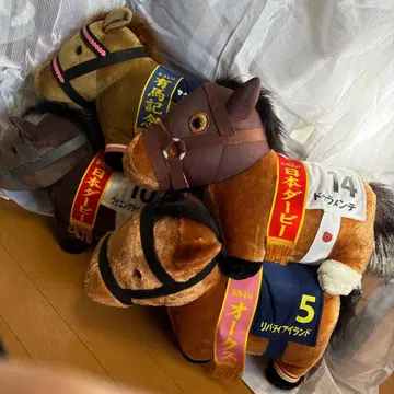 서러브레드 컬렉션 후와후와 BIG 봉제 인형 4체 세트