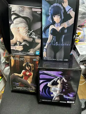 오버로드 피규어 4개 세트 미사용