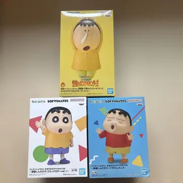 짱구는 못말려(크레용 신짱) SOFYMATES 피규어 3종 세트