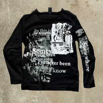 00s 그런지 롱T 시크 스타일