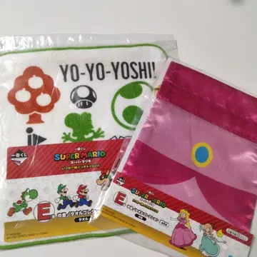 제일복권 슈퍼 마리오 언제나 함께 마리오 & 프렌즈 손수건 복주머니