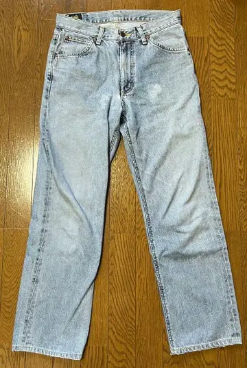 Lee Riders 스트레이트 데님 라이트 블루 31 x 33