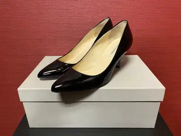 미사용 새상품 파비오 루스코니 에나멜 펌프스 22.5