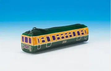 에노덴 305형 기차형 가죽 프리 케이스 펜 케이스 [ 미개봉 새상품 ]