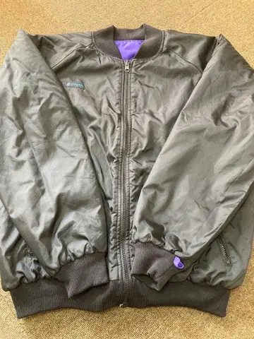 컬럼비아 90's 나일론 자켓 충전솜 리버서블 블랙