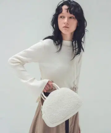 TSURU by Mariko Oikawa 에코 퍼 라운드 핸드백