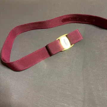 페라가모 mellow 버건디 스트레치 벨트