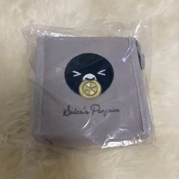 Suica 펭귄 복슬복슬 와펜 파우치 레몬 수박 펭귄