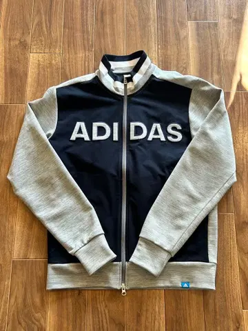 ADIDAS 풀 지퍼 자켓 네이비/그레이 사이즈 M [U31325]