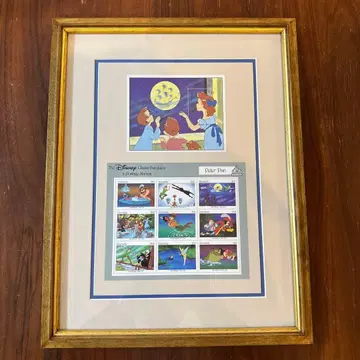 피터팬 아트와 우표 시트 세트