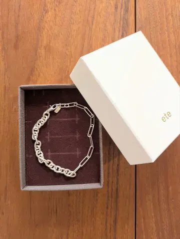ete 에테 쉐어 팔찌 SV925 니켈 프리 실버 1회 사용