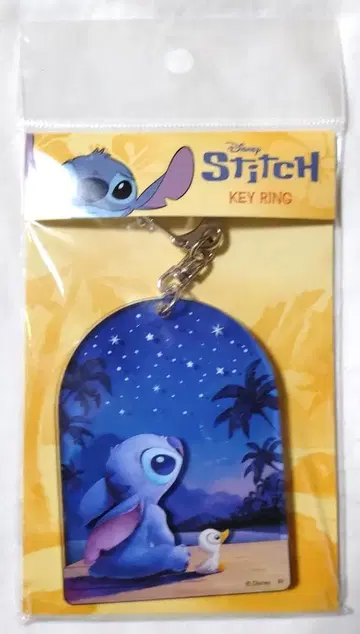 (미개봉) 아크릴 키링 스티치 별하늘 디즈니 키링