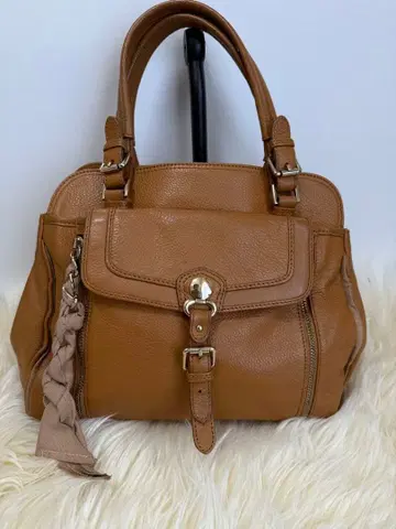 LE VERNIS / 루벨니 새상품급 천연 가죽 가방 카멜