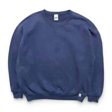 USA 구제 의류 멕시코제 러셀 무지 블랭크 앞V 맨투맨 트레이닝복